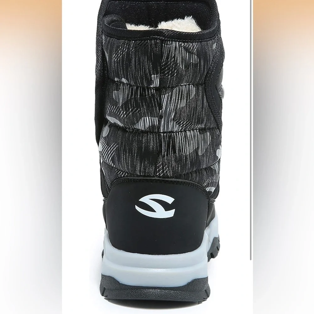 GUBARUN Boys Snow Boots Winter Waterproof Slip Resistant 4.5/ 393